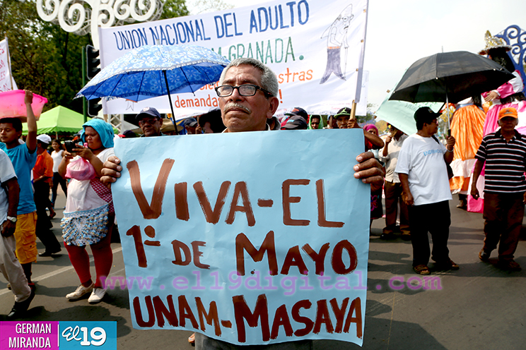 Adultos Mayores apoyan al Presidente Daniel Ortega